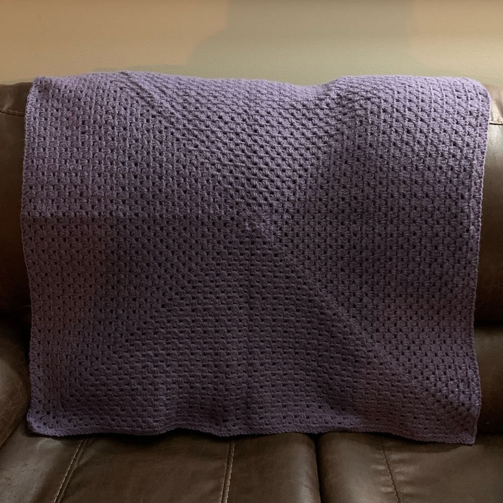 Lap, Stroller, Car, Bassinet, Crib Handmade Crocheted Blanket NEW